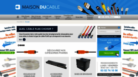What Maison-du-cable.com website looked like in 2019 (4 years ago)