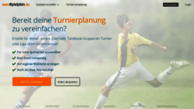 What Meinspielplan.de website looked like in 2019 (4 years ago)