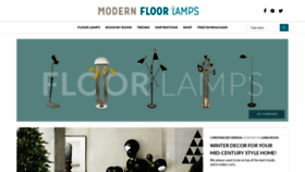 What Modernfloorlamps.net website looked like in 2019 (4 years ago)