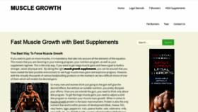 What Muscle-growth.net website looked like in 2019 (4 years ago)