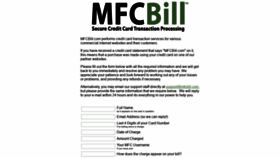 What Mfcbill.com website looked like in 2019 (4 years ago)