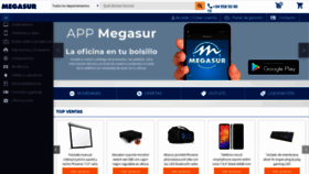 What Megasur.es website looked like in 2019 (4 years ago)