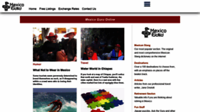 What Mexicoguru.com website looked like in 2019 (4 years ago)