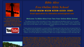 What Mybiblealive.com website looked like in 2019 (4 years ago)