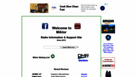 What Miklor.com website looked like in 2019 (4 years ago)