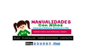 What Manualidadesconninos.com website looked like in 2019 (4 years ago)