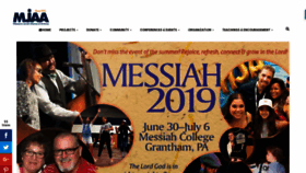 What Messiahconference.org website looked like in 2019 (6 years ago)
