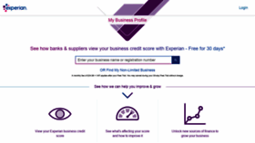 What Mybusinessprofile.com website looked like in 2019 (6 years ago)
