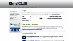 What Myiclub.com website looked like in 2019 (4 years ago)