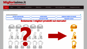 What Migliorissimo.it website looked like in 2019 (4 years ago)