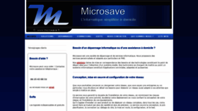 What Microsave.fr website looked like in 2019 (4 years ago)