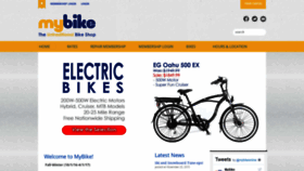 What Mybike.com website looked like in 2019 (4 years ago)