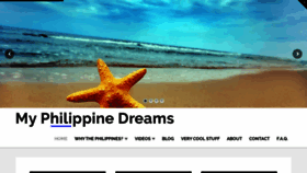What Myphilippinedreams.com website looked like in 2019 (4 years ago)