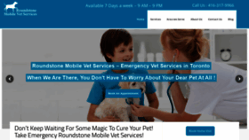 What Mobilevettoronto.com website looked like in 2019 (4 years ago)