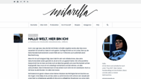 What Milarella.de website looked like in 2019 (4 years ago)