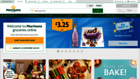 What Morrisons.com website looked like in 2019 (4 years ago)