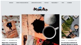 What Momoko.es website looked like in 2019 (4 years ago)