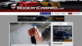 What Moderncamaro.com website looked like in 2019 (4 years ago)