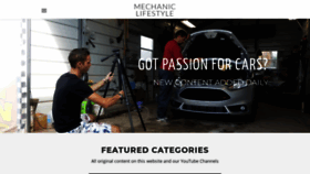 What Mechaniclifestyle.com website looked like in 2019 (4 years ago)