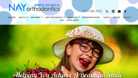 What Morrisvilleorthodontist.com website looked like in 2019 (4 years ago)