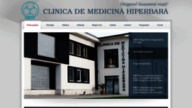 What Medicinahiperbara.ro website looked like in 2019 (4 years ago)