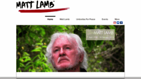 What Mattlamb.com website looked like in 2019 (4 years ago)