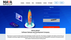 What Maya-group.me website looked like in 2019 (4 years ago)