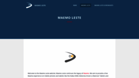 What Maemo-leste.github.io website looked like in 2019 (4 years ago)