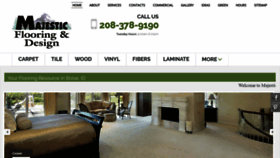 What Majestic-flooring.com website looked like in 2019 (4 years ago)