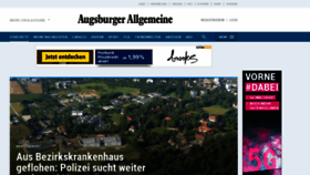 What M.augsburger-allgemeine.de website looked like in 2019 (4 years ago)