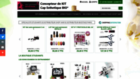What Mon-grossiste-esthetique.com website looked like in 2019 (4 years ago)
