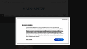 What Main-spitze.de website looked like in 2019 (4 years ago)