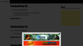 What Metin2mod.tk website looked like in 2019 (4 years ago)