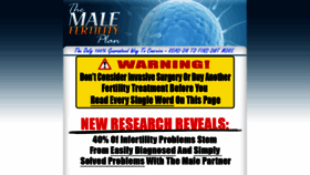 What Malefertilityplan.com website looked like in 2019 (4 years ago)
