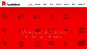 What Marketingcompany.com website looked like in 2019 (4 years ago)