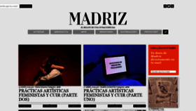 What Madriz.com website looked like in 2019 (4 years ago)