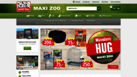 What Maxizoo.dk website looked like in 2019 (4 years ago)