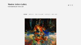What Modernartistsgallery.com website looked like in 2019 (4 years ago)