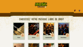 What Musicscreen.be website looked like in 2019 (4 years ago)