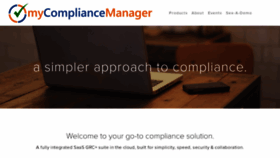 What Mycompliancemanager.com website looked like in 2019 (4 years ago)