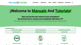 What Manualsandtutorials.com website looked like in 2019 (4 years ago)