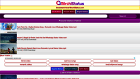 What Mirchistatus.com website looked like in 2019 (4 years ago)
