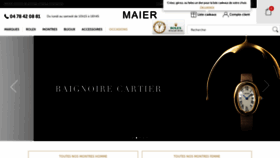What Maier.fr website looked like in 2019 (4 years ago)