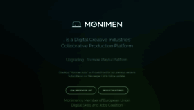 What Monimen.com website looked like in 2019 (4 years ago)
