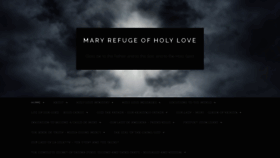 What Maryrefugeofholylove.com website looked like in 2019 (4 years ago)