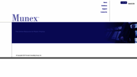 What Munex.com website looked like in 2019 (4 years ago)