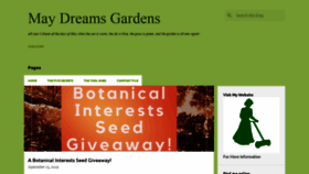 What Maydreamsgardens.com website looked like in 2019 (4 years ago)