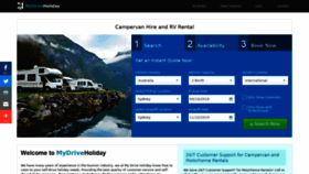 What Mydriveholiday.com website looked like in 2019 (4 years ago)