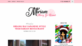 What Miriammerrygoround.com website looked like in 2019 (4 years ago)