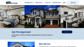 What Mthmortgage.com website looked like in 2019 (4 years ago)